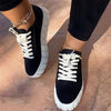 New women's high shoes canvas cuffs thick women's casual sneakers shoes Zapatillas de deporte women's shoes