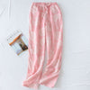 Women's Clothing Pijama Pants Cotton Pajama Pants Women High-density Gauze Fabric Lounge Trousers Sleep Wear Womens Bottoms