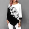 Florydays Camisetas S2 Blusa Larga Con Estampados Y Mangas 3/4