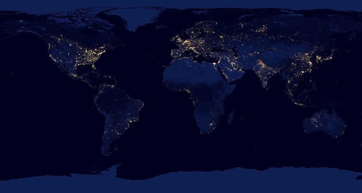 global time zone map